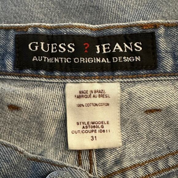 Vintage 90s GUESS Mom Jeans Light Blue - Picture 6 of 6